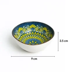 100Ml Yellow Bowl Set Of 3