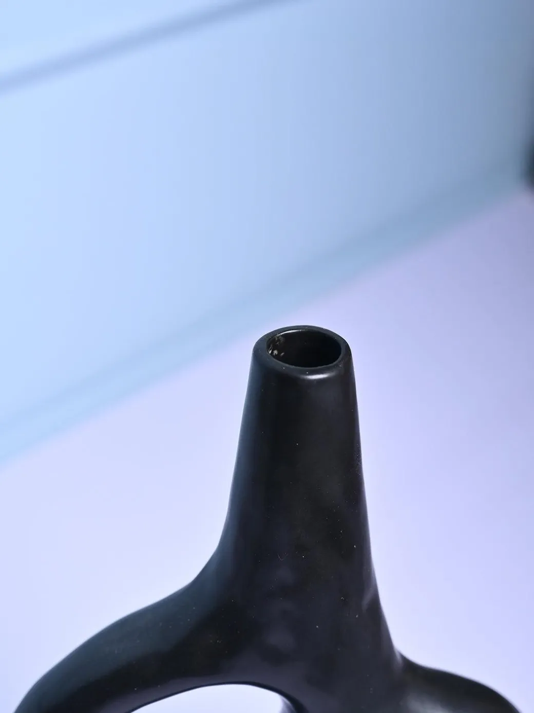 Modern Black Ceramic Vase