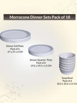 Morracone Dinner Sets - 18 Pcs