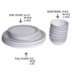 Morracone Dinner Sets - 18 Pcs