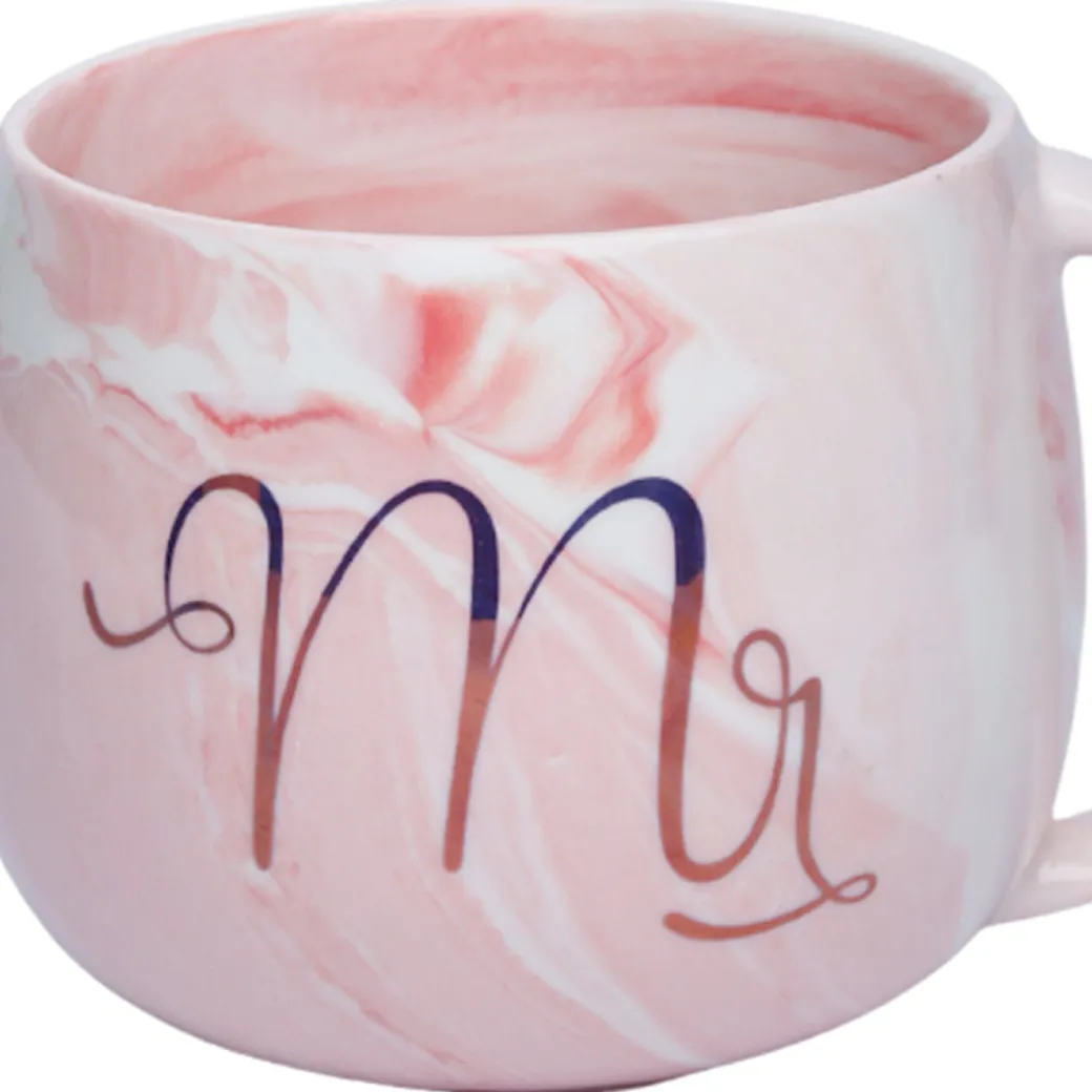 Mr. Royal Marble Mug - 350mL, Pink