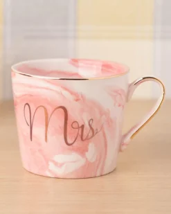 Mrs Mug, Pink, Ceramic, 350 mL