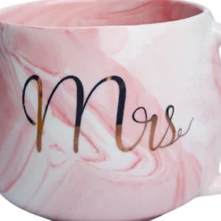 Mrs. Royal Marble Mug - 350mL, Pink