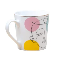 Multicolor Ceramic Coffee Mug 450 Ml - Abstract, Cups & Mugs