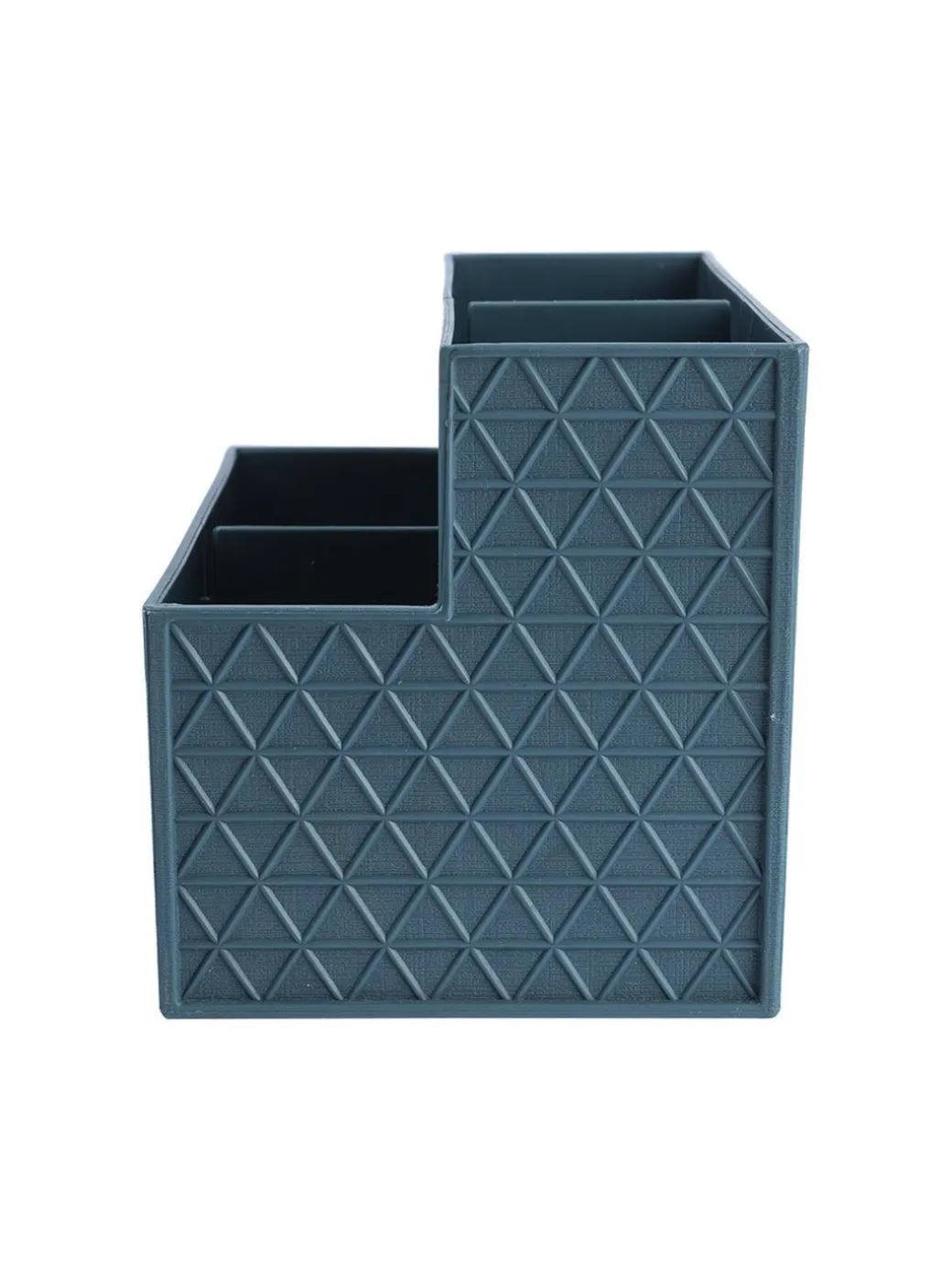 Multi-Purpose Desk Organizer with 4 Compartments - Dark Cyan