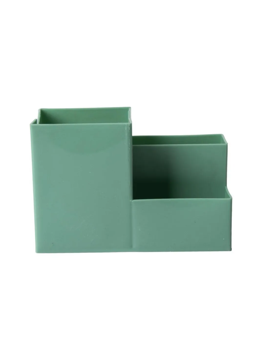 Multi-Purpose Desk Organizer with 4 Compartments - Light Green