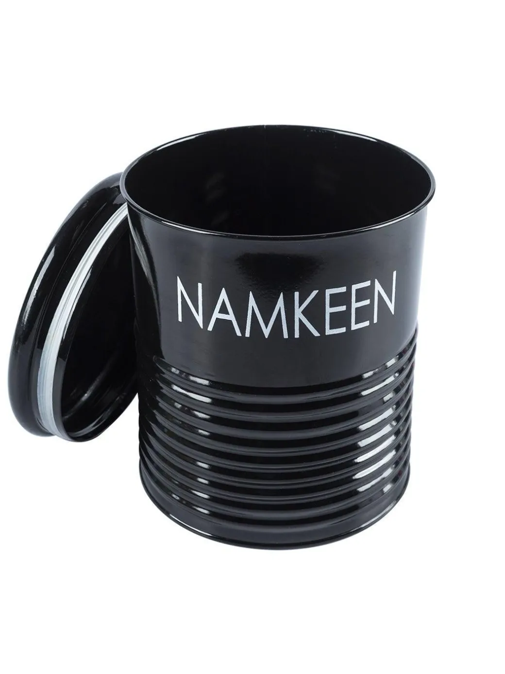 Namkeen Jar With Lid - (Black, 1700mL)