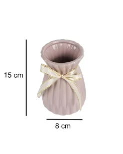 Nordic Vase, Pink, Ceramic
