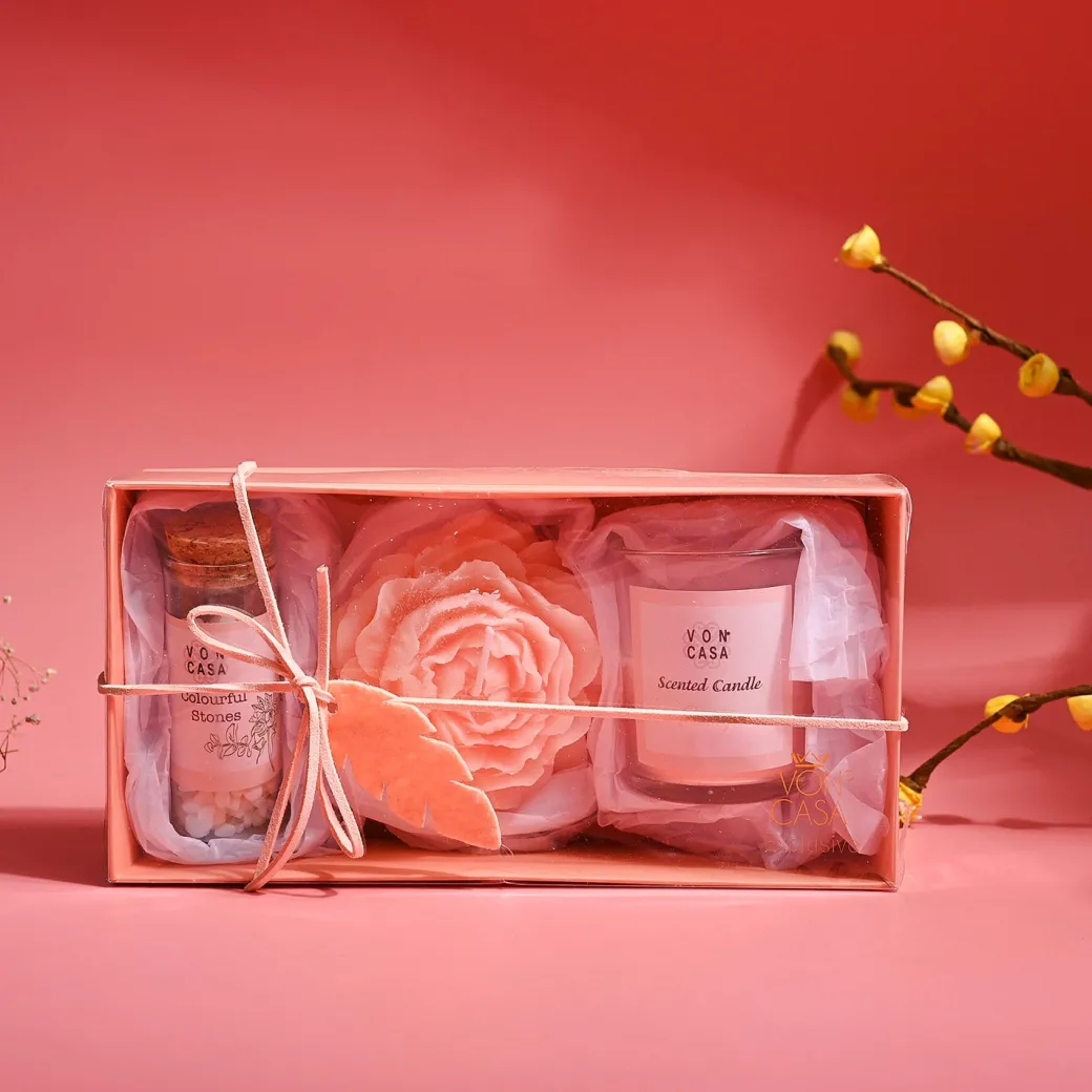 Orange Fragrance Candle Gift Set