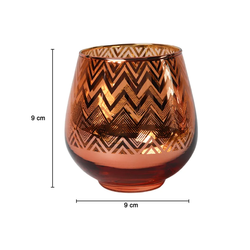 Pink + Golden T-Lite Holders