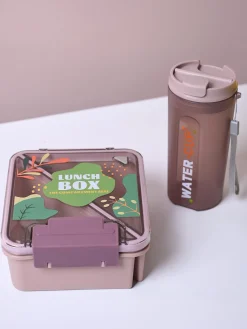 Pink Lunch Box Set - Playful and Chic