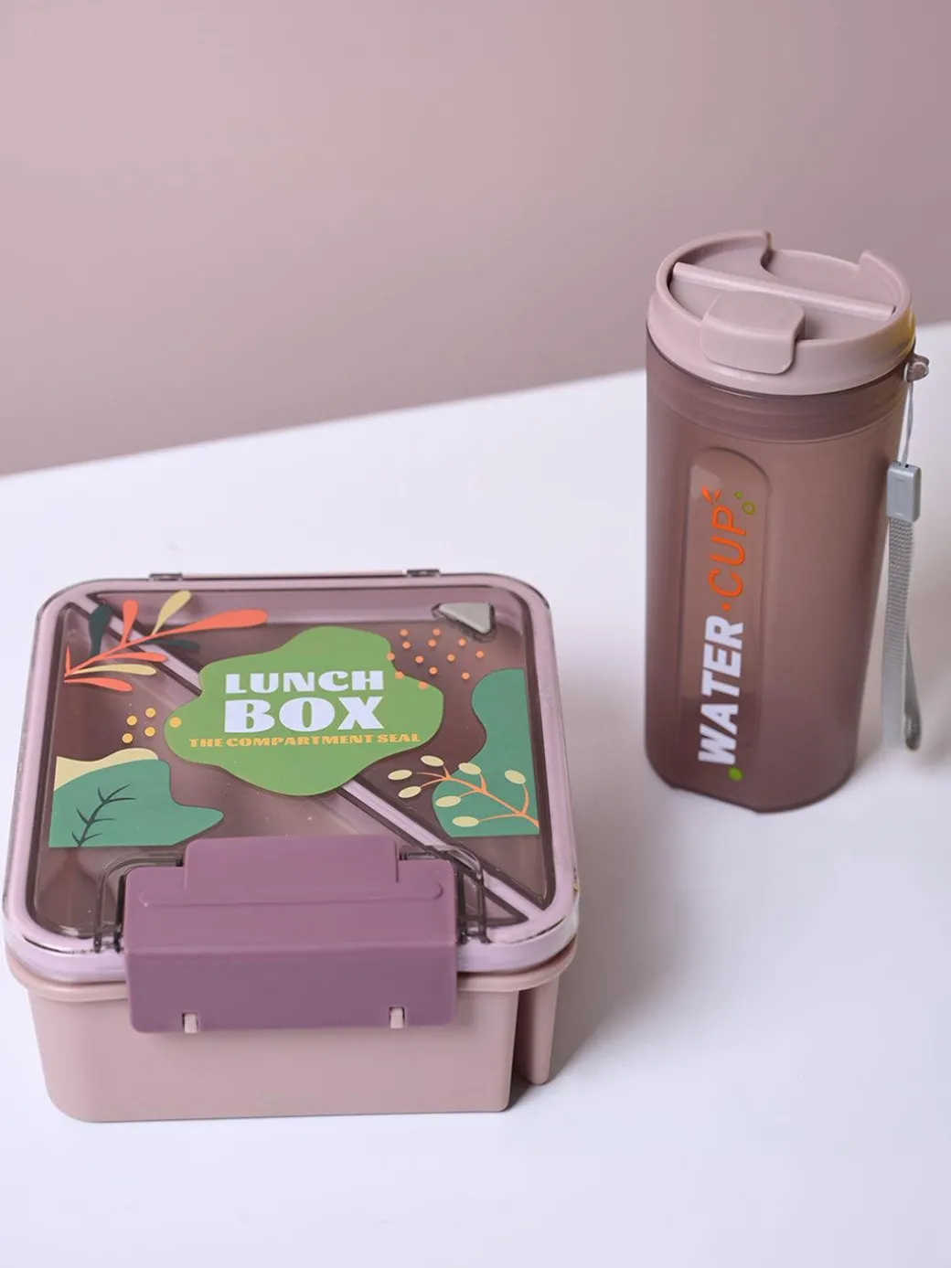 Pink Lunch Box Set - Playful and Chic