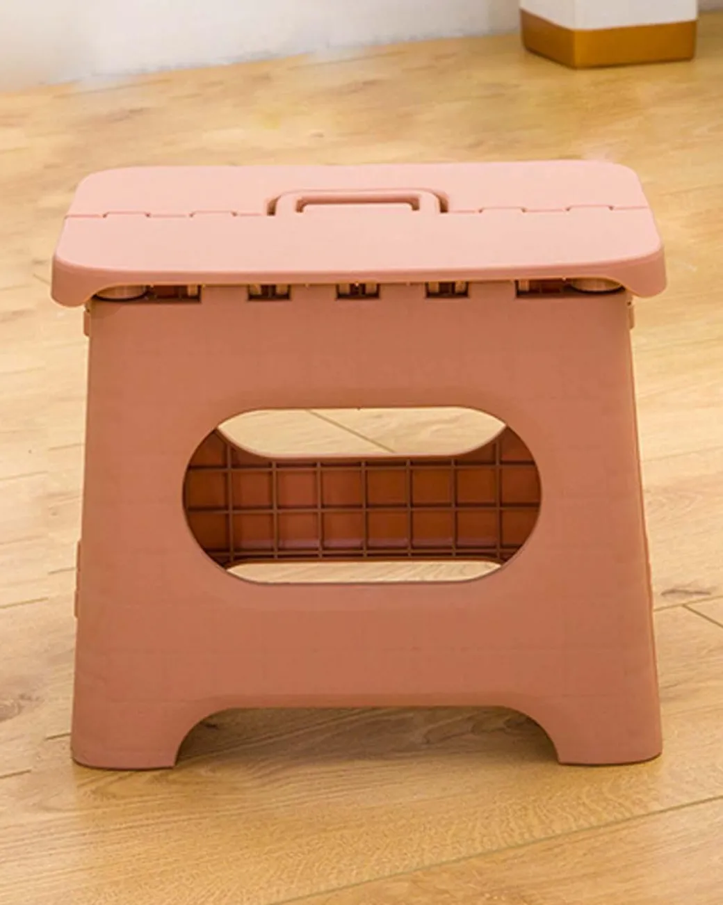 Plastic + Wood, Table Organizer, Geometric, Matt : Finish, Multicolor