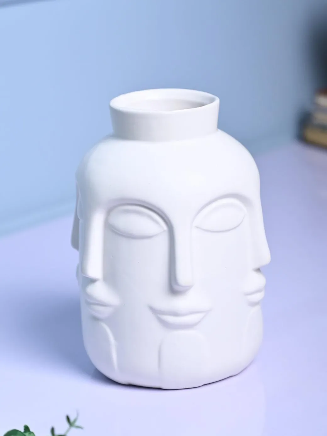 Pretty White Ceramic Vase