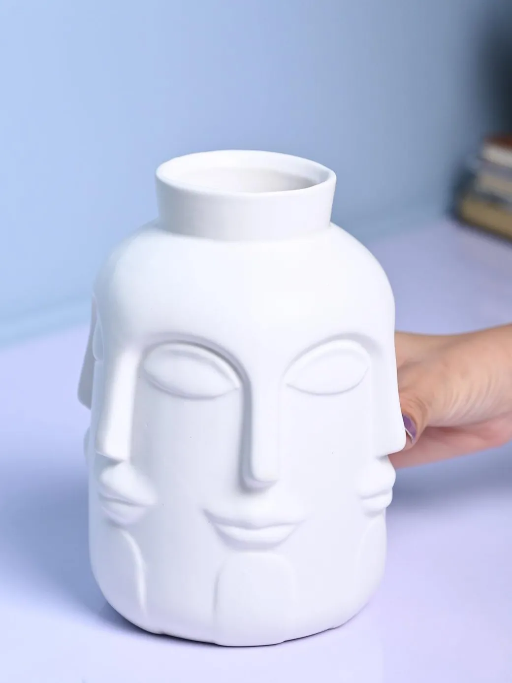 Pretty White Ceramic Vase