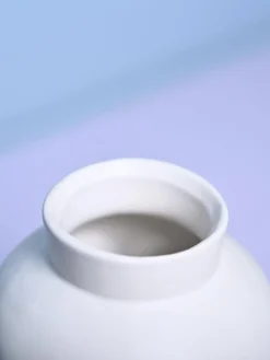 Pretty White Ceramic Vase