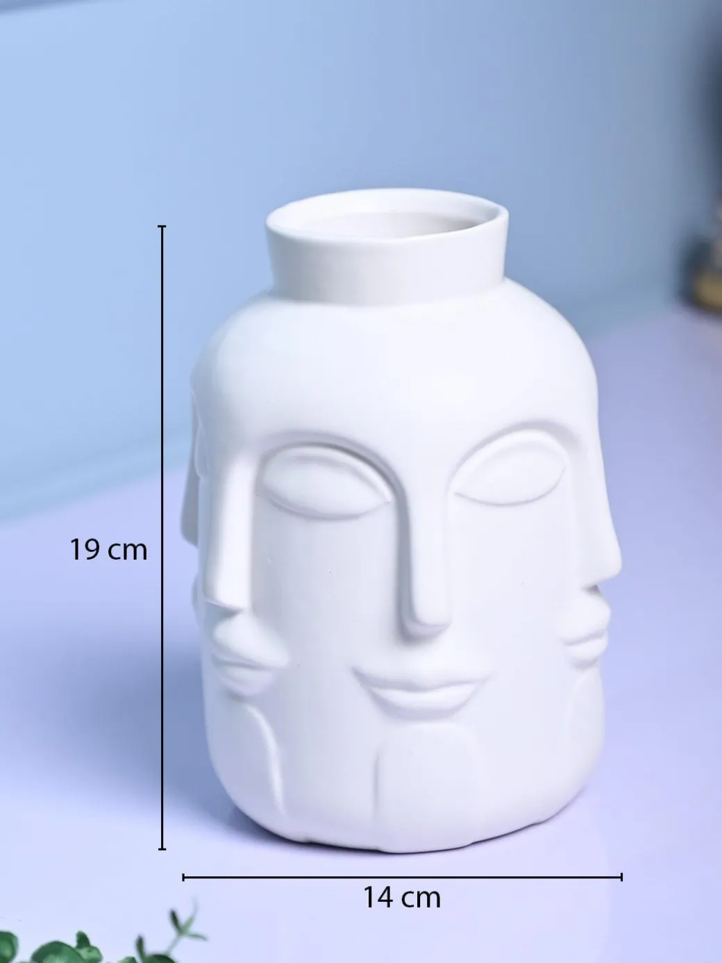 Pretty White Ceramic Vase