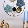 Radiant Sunflower - Round Wall Plaque