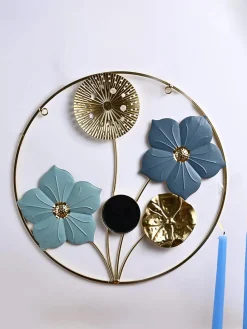 Radiant Sunflower - Round Wall Plaque