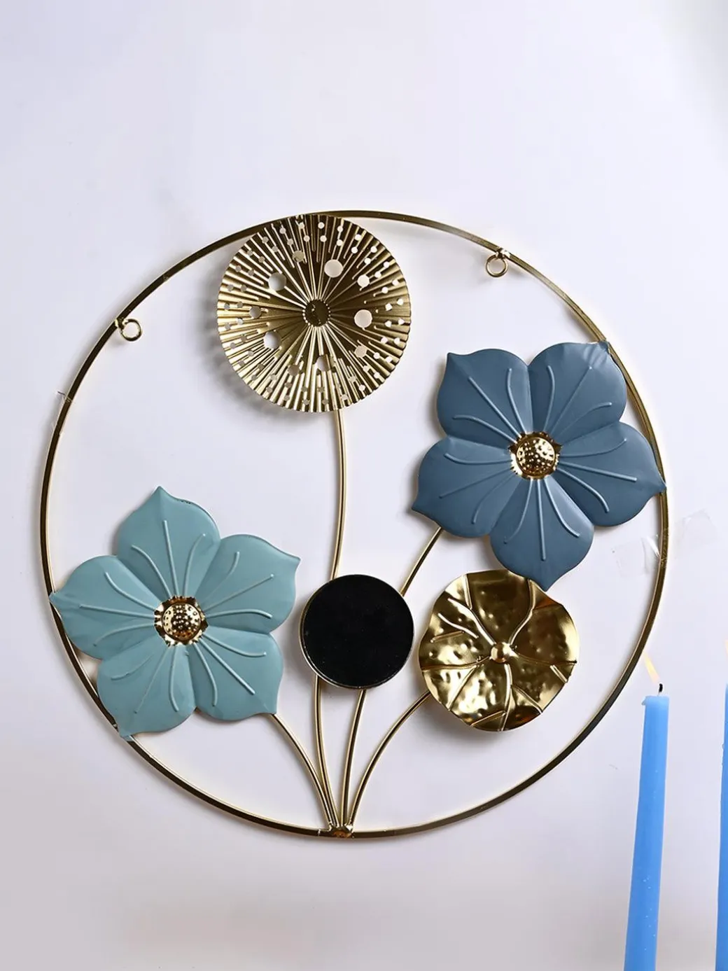 Radiant Sunflower - Round Wall Plaque