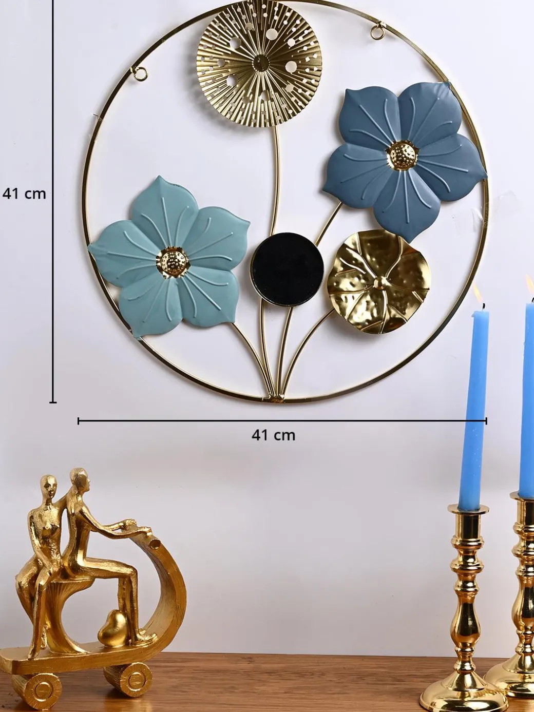 Radiant Sunflower - Round Wall Plaque