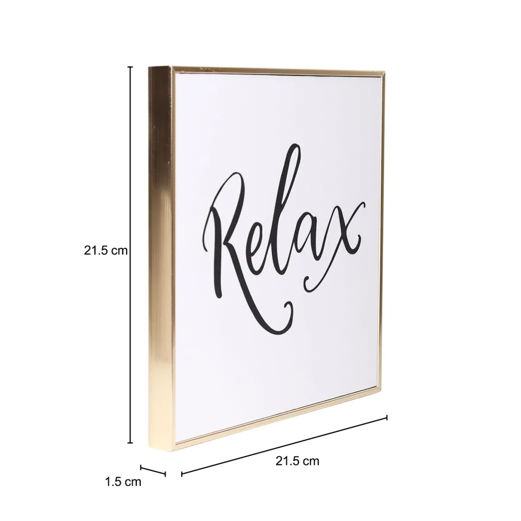Relax - Decorative Wall Plaques