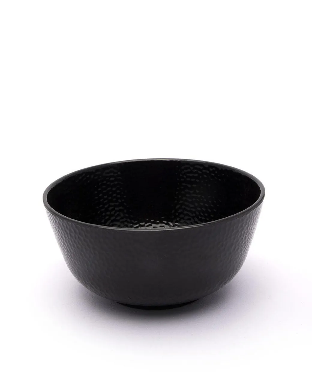 Serving Bowls, Mixing Bowl, Black, Hammered, Melamine, Set of 2