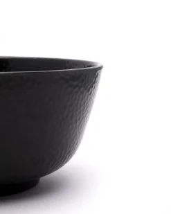 Serving Bowls, Mixing Bowl, Black, Hammered, Melamine, Set of 2
