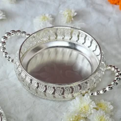 Silver Decorative Basket