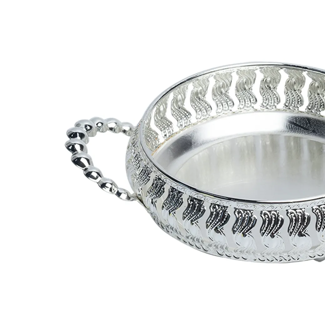 Silver Decorative Basket