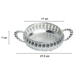 Silver Decorative Basket