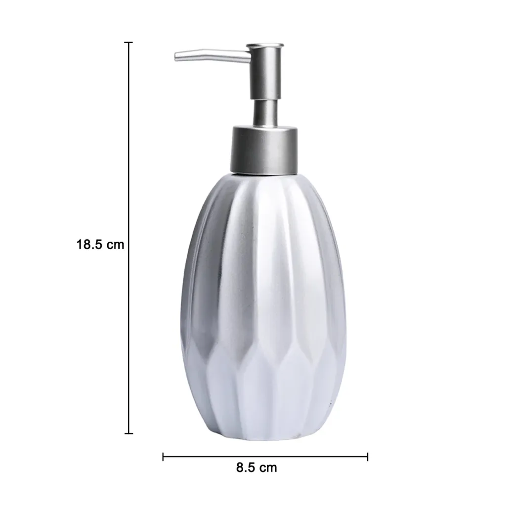 Silver Soap Dispenser