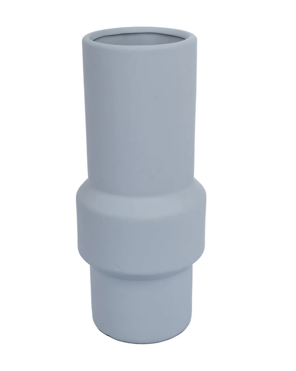 Solid Vase, Grey, Ceramic