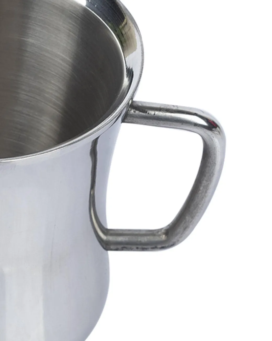 Stainless Steel Solid Tea & Coffee Mugs ( Set Of 2, 300 mL, Silver Colour )
