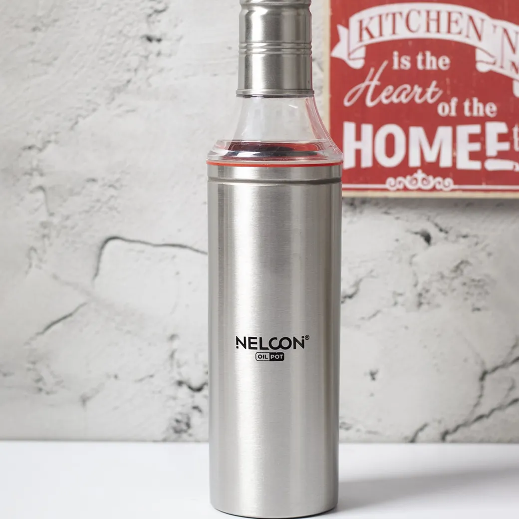 Steel Oil Dispenser - 1000 Ml