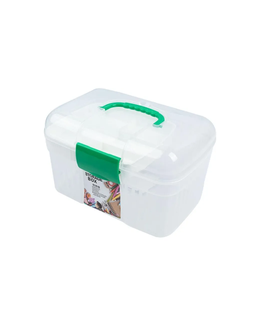 Storage Box, Transparent, Plastic