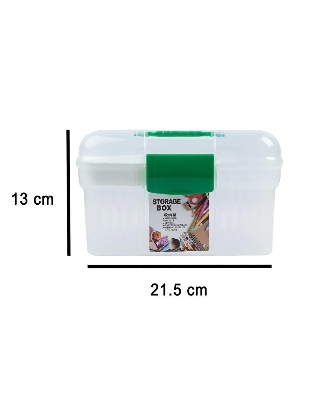 Storage Box, Transparent, Plastic
