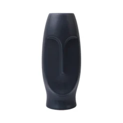 Stylish Black Face Shape Vase