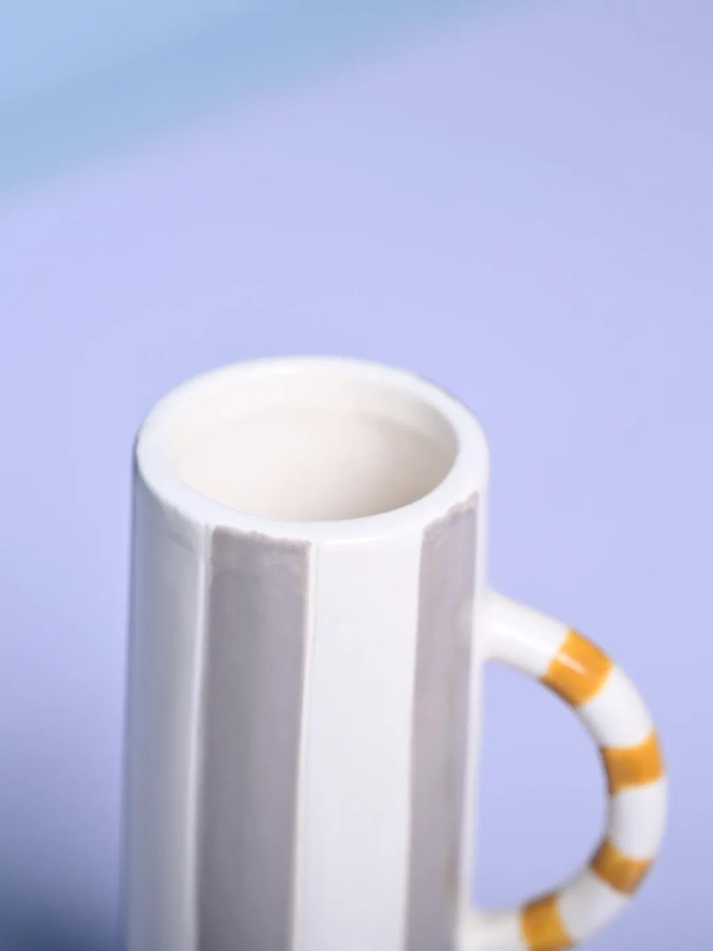 Stylish Blue Ceramic Vase