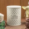 Stylish Ivory Coffee Jar