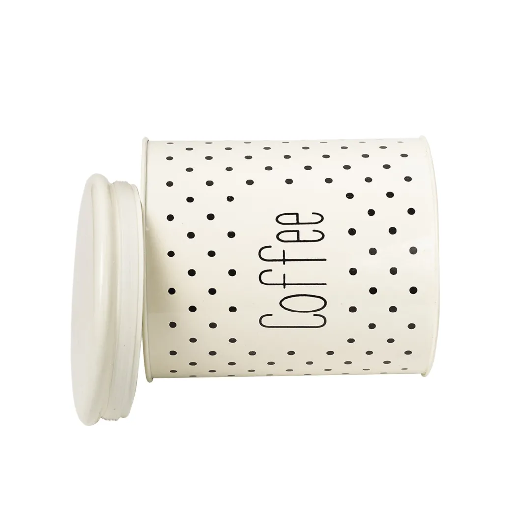 Stylish Ivory Coffee Jar