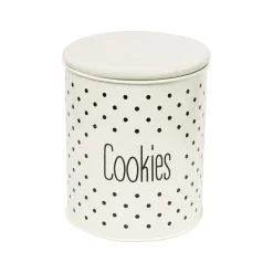 Stylish Ivory Cookie & Namkeen Jar (Each 1400 Ml)