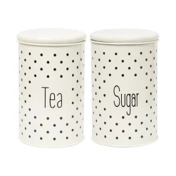 Stylish Ivory Tea & Sugar Jar (Each 1000 Ml)