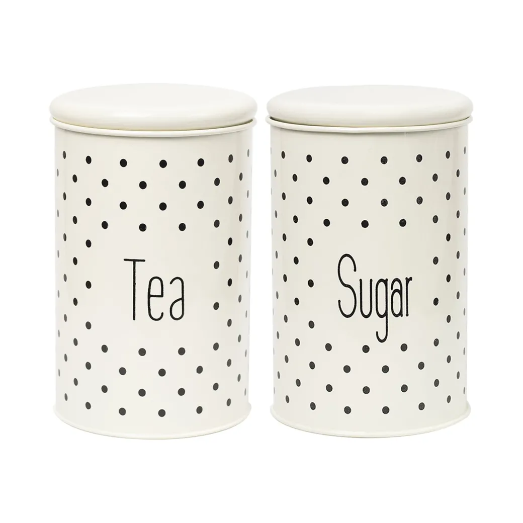 Stylish Ivory Tea & Sugar Jar (Each 1000 Ml)