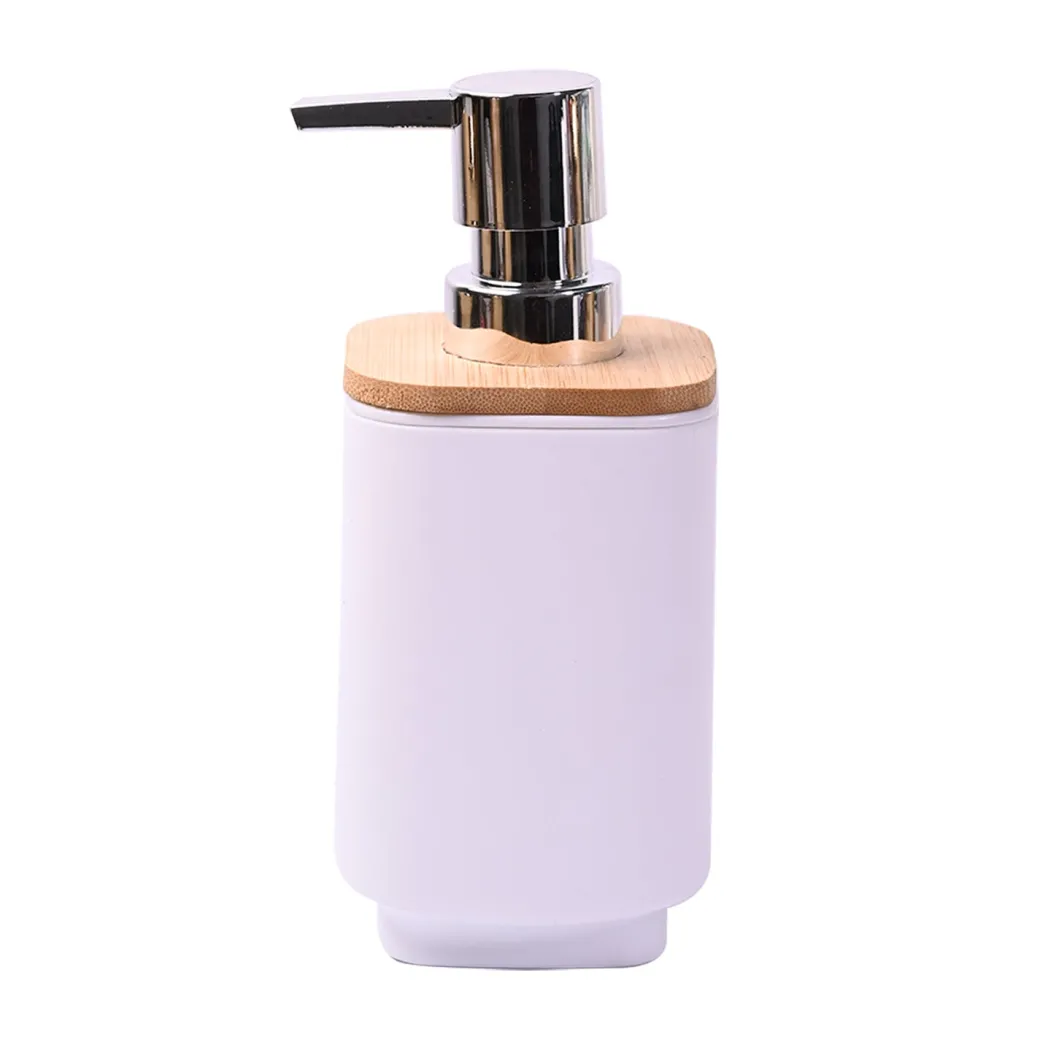 Stylish White Bathroom Set 6 Pcs