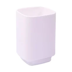 Stylish White Bathroom Set 6 Pcs