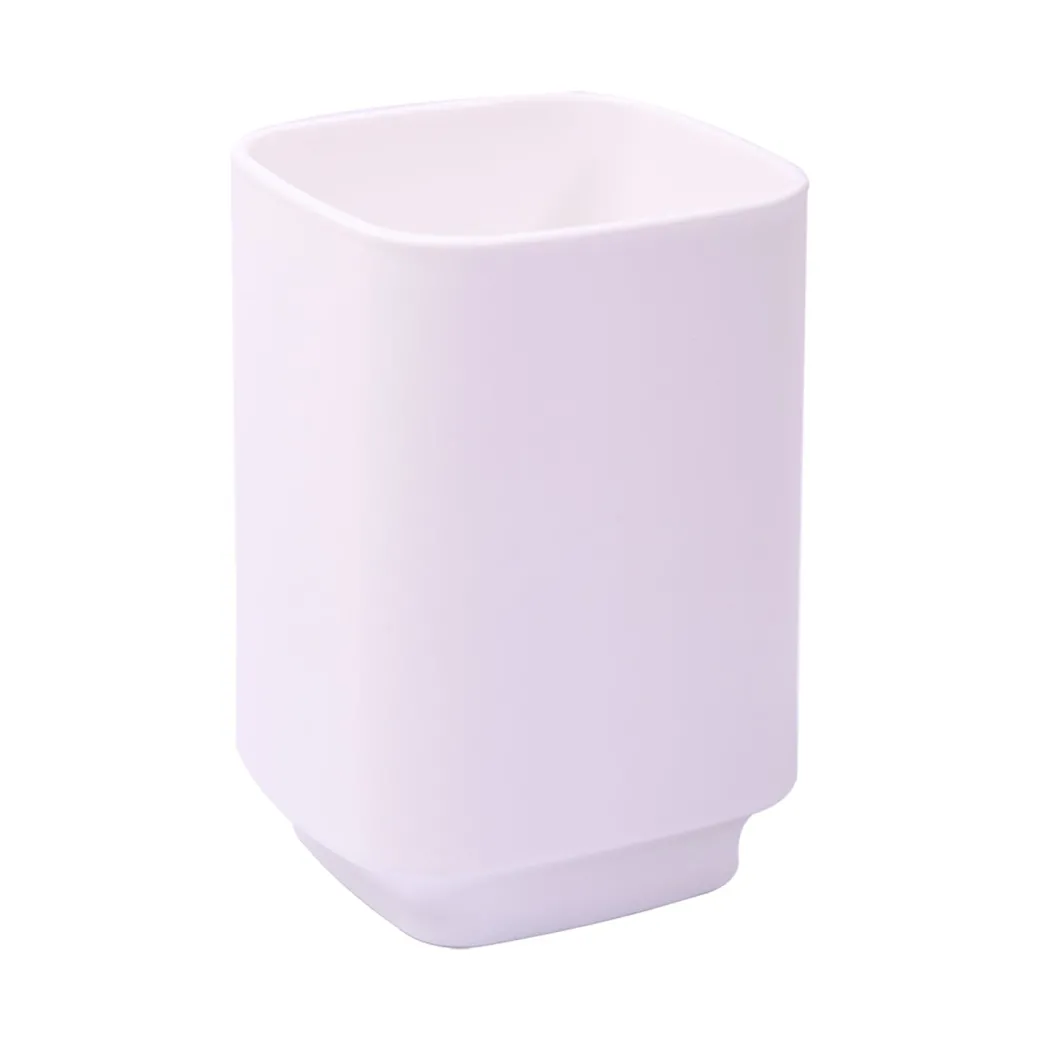 Stylish White Bathroom Set 6 Pcs