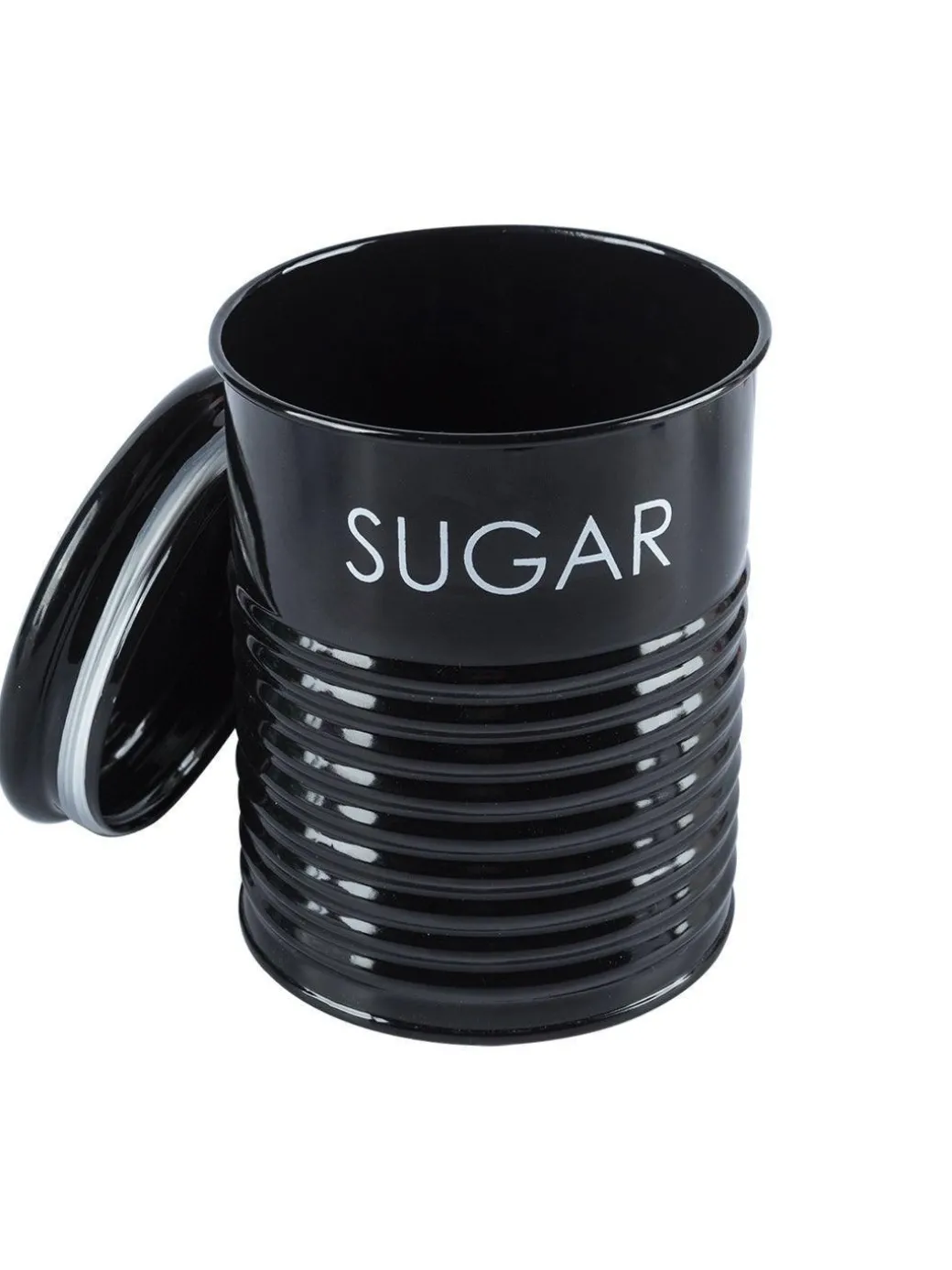 Sugar Jar With Lid - (Black, 900mL)
