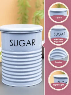 Sugar Jar With Lid - (Blue, 900mL)