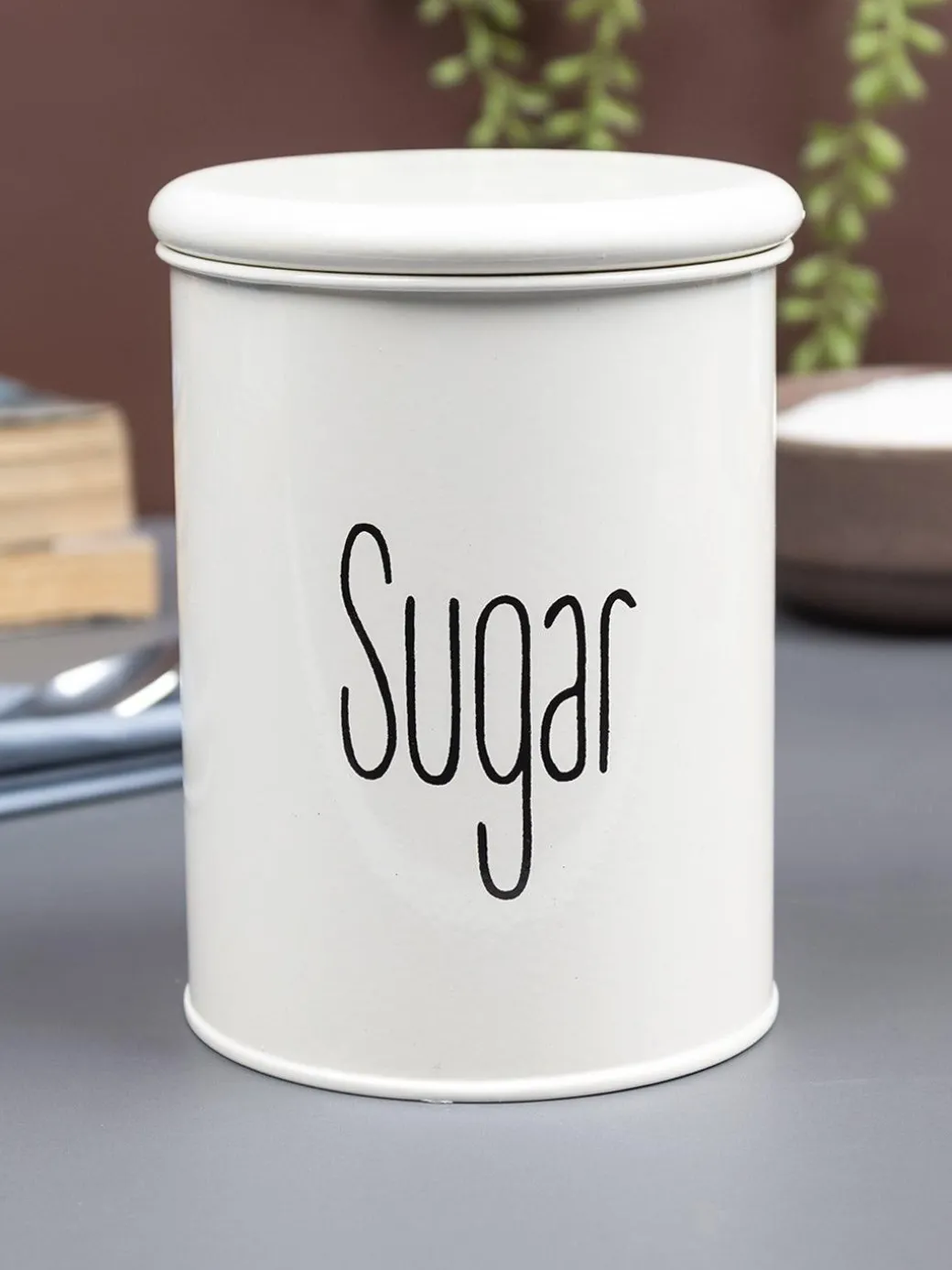 Sugar Jar With Lid - (Off White, 900mL)